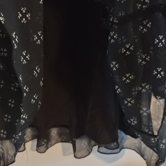 Free People Baby Dee Black Sheer Mini Dress - Picture 9 of 15